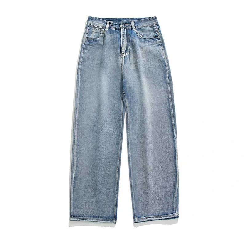 2023 OEM Custom Logo Denim Trousers High quality/High cost performance Streetwear Jogger Pant Men Jeans Flared Sweatpants