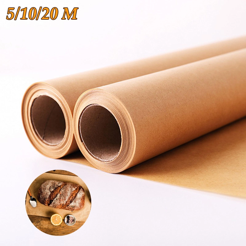 18in*800f 2in Core Parchment Oil Paper Baking Tools Food Grade خبز برغر مقلي مغلفة خبز الكعكة العلوقة ورق التغليف ورقة ورقة المطبخ الأدوات