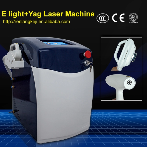 Nouveau design portable Elight IPL Opt ND YAG LASER 2 en 1 de la beauté de l'équipement