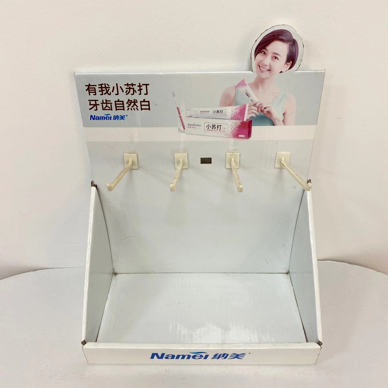 Small Cardboard Table Counter Display Stand, POS Cardboard PDQ Counter Display Boxes