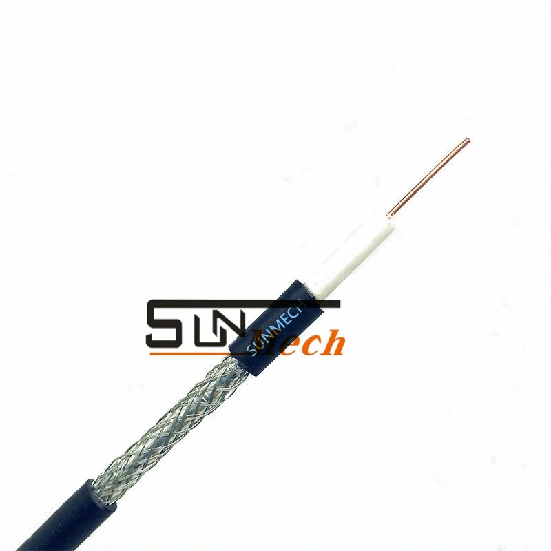 Coaxial Cable 128 Aluminum Braiding and Bonded Foil CCTV Cable Rg58 Rg59 RG6 Rg6u Rg11 CATV Cable 75ohm TV Cable