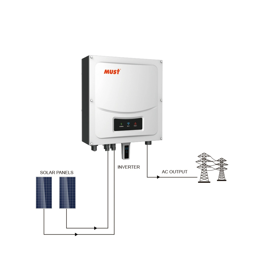 5kw Single Phase on Grid Tie Solar Panel Inverter