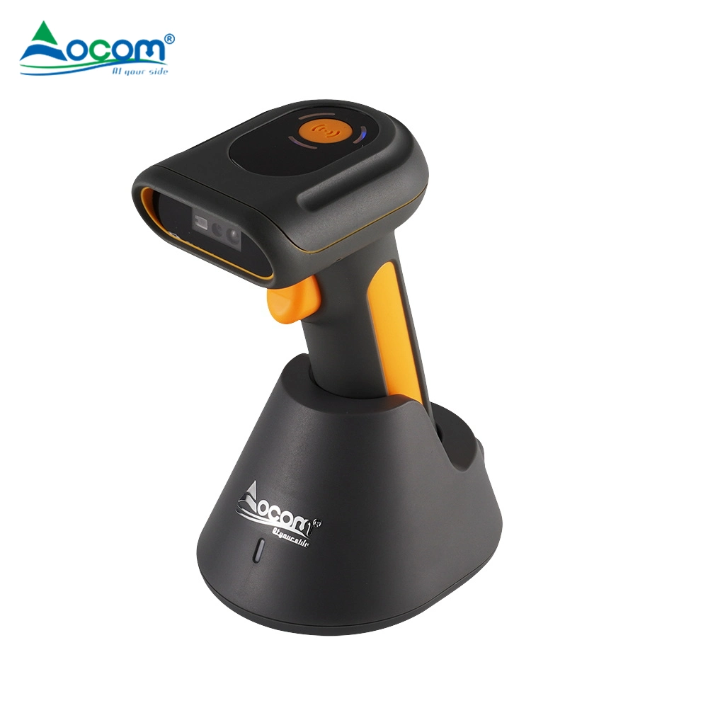 Mobile Data Terminal Factory Supply USB 2.4G Wireless 1/2D Barcode Scanner