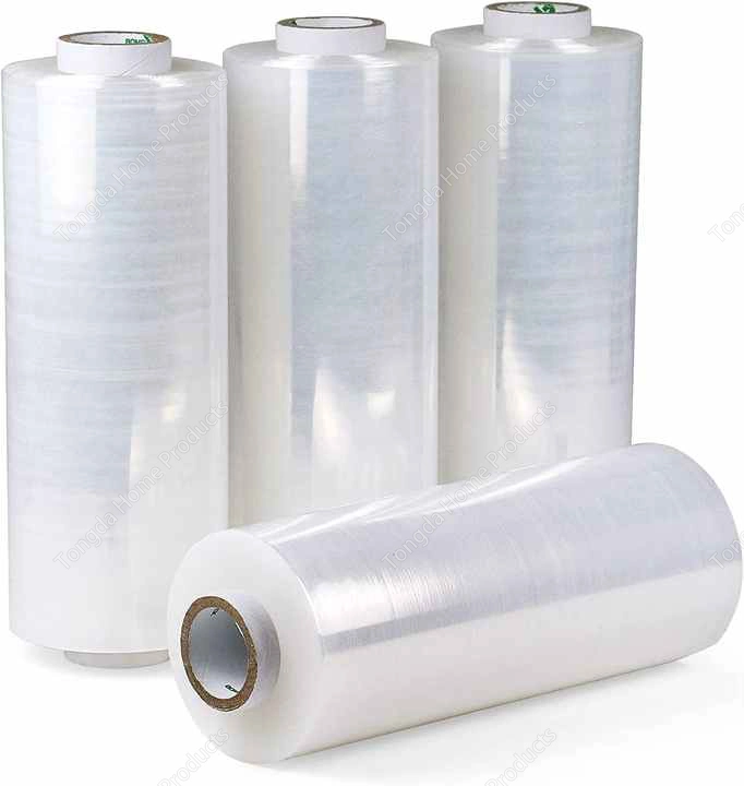 Factory Cargo Pack Roll Polyethylene Plastic LLDPE Transparent Pallet Wrap Stretch Film Shrink Wrapping Film