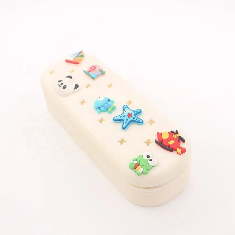 EVA Foam Silicone Multifunction Cute Animal Cartoon School Pencil Box Case