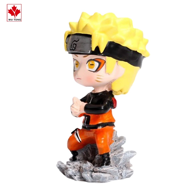 Custom Cartoon Charactor Sculpture Resin Naruto Charactor Figurines Blind Box Gifts