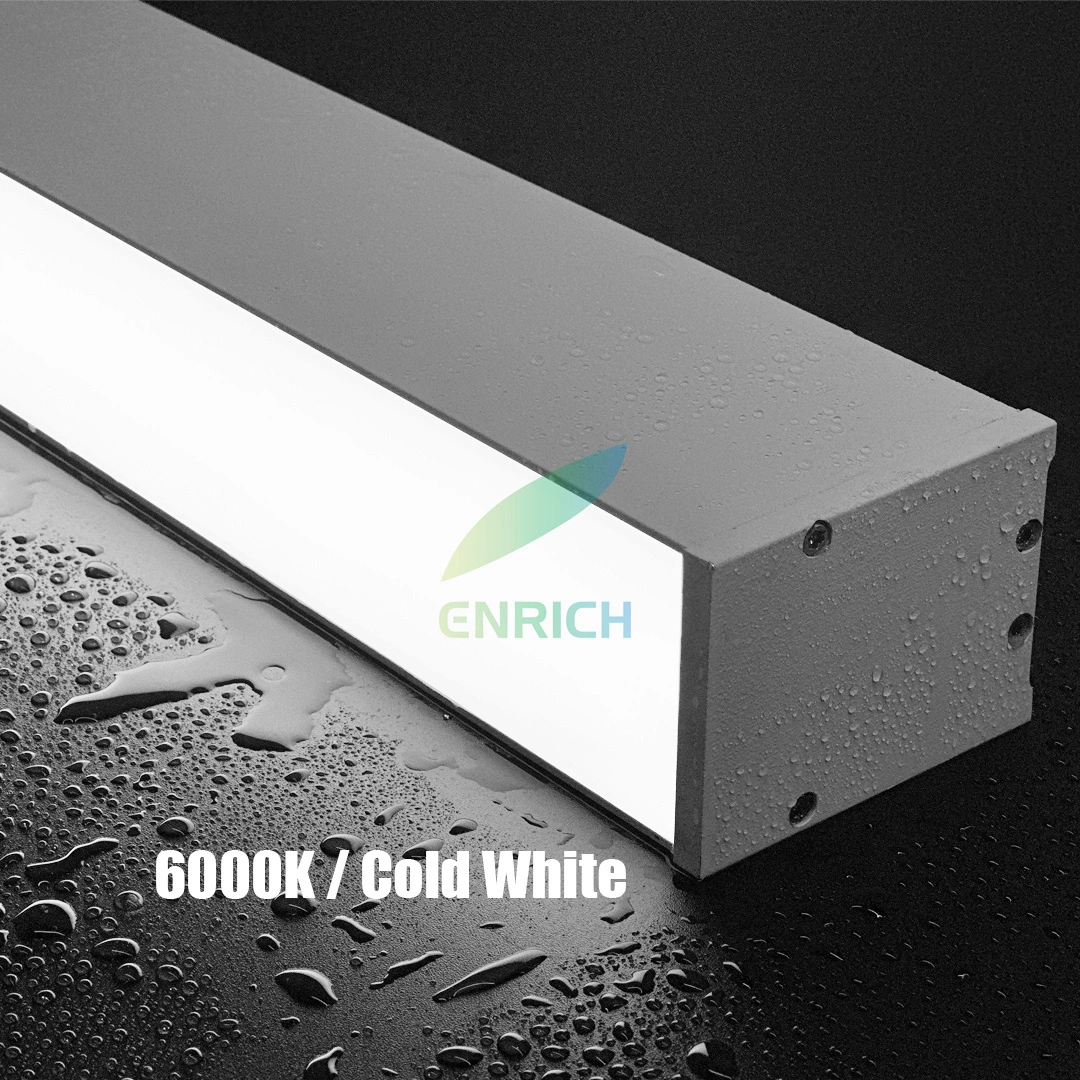 2FT 4FT 6FT 8FT Original Factory Price IP67 Waterproof Commerical LED Linear Light Modern Profile Indoor Linear Changdelier LED Ceiling Pendant