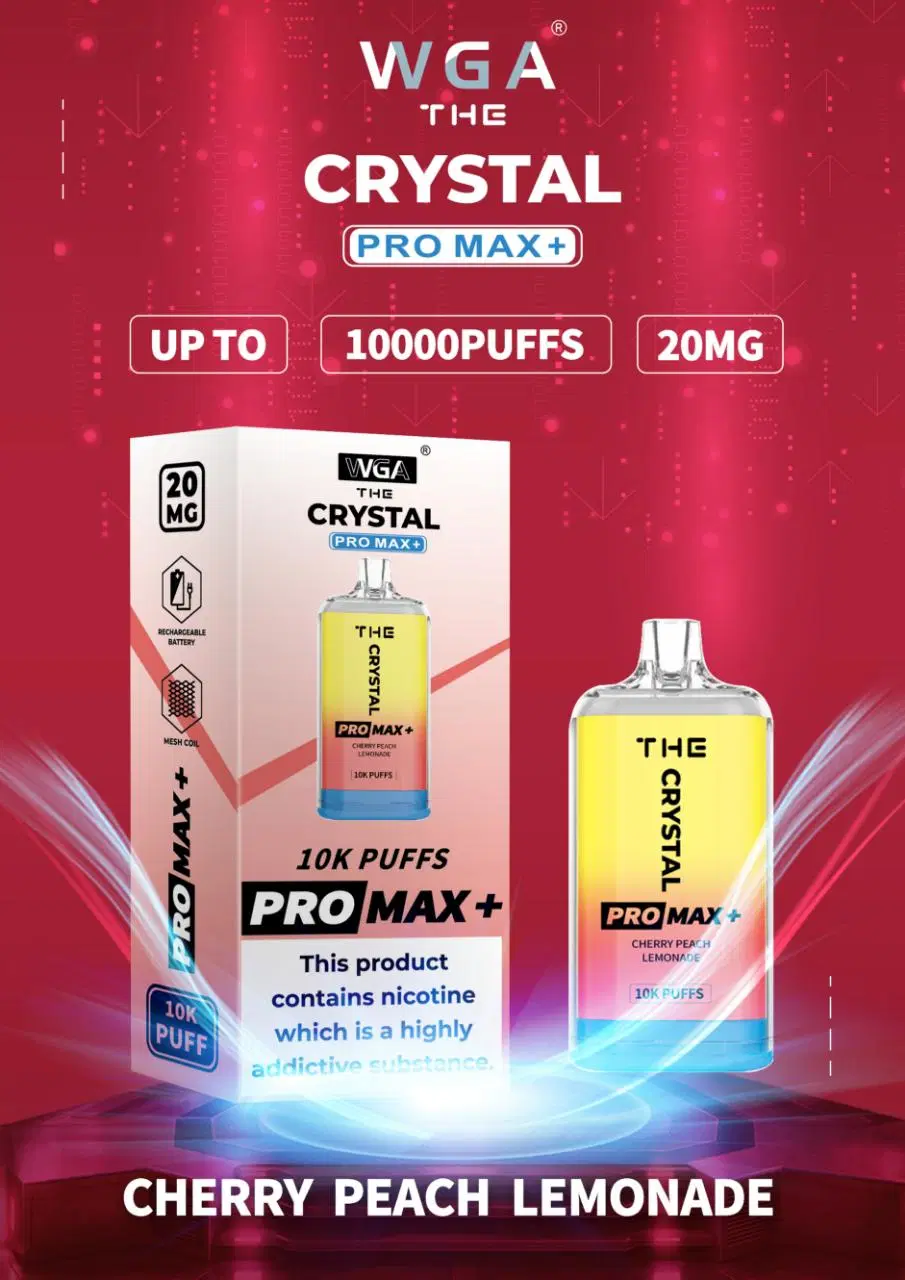 New Arrival Vape The Crystal PRO Max 10000 Puff Wholesale/Supplier I Vape 850mAh Disposable/Chargeable Vape Portable E Cigarette Amazing Crystal Vape