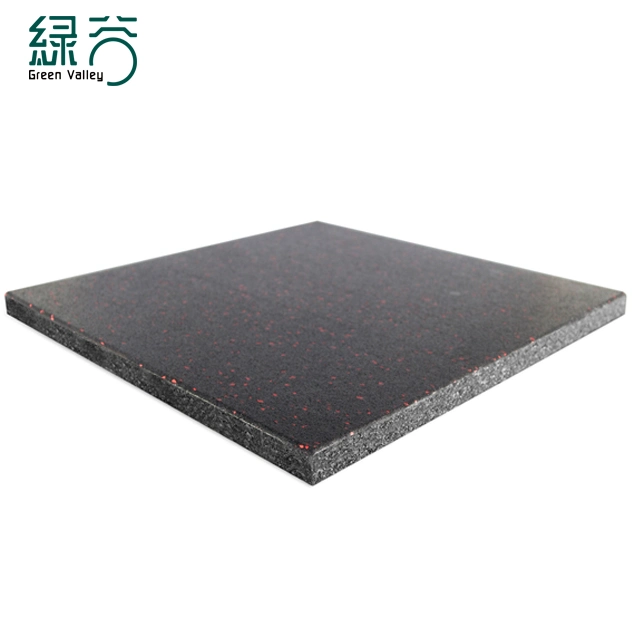 Indoor Gym Use Rubber Flooring 20mm 30mm Thickness Rubber Mat