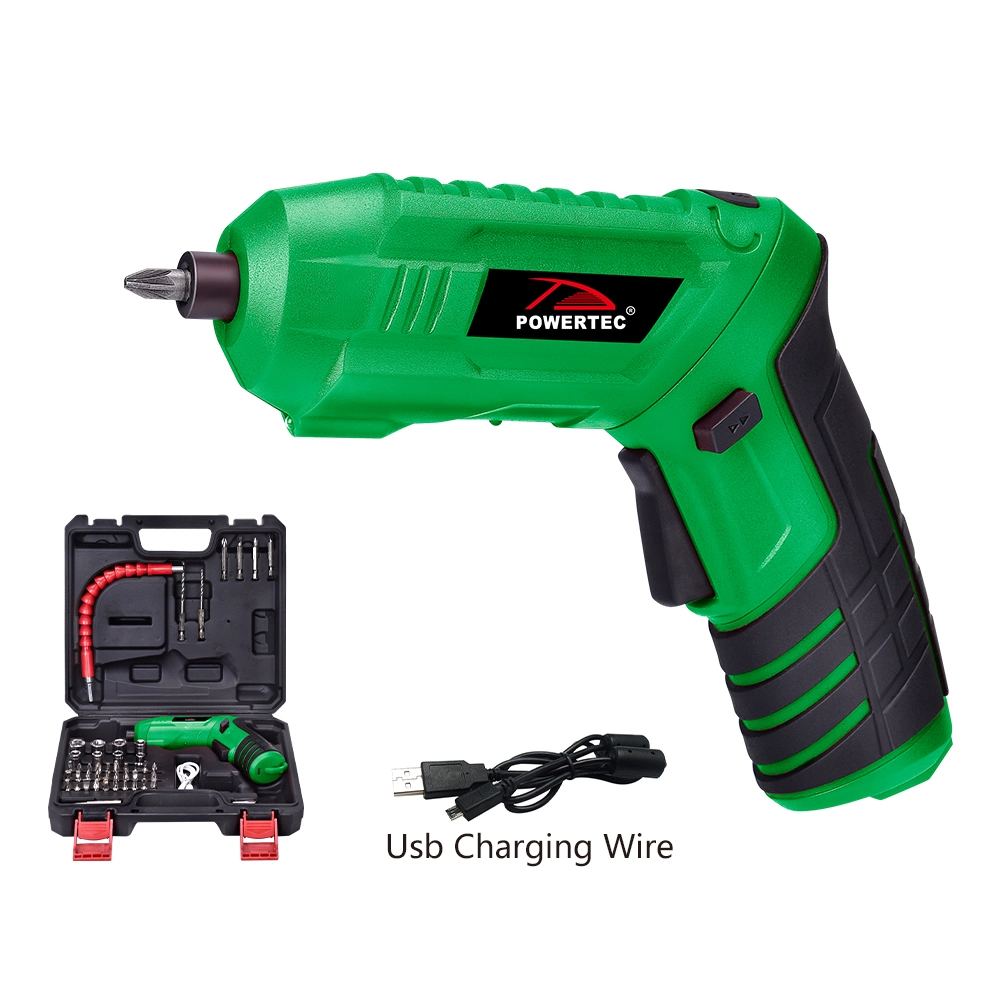 أداة طاقة مفك براغي كهربائي Powertec 4V Lithium Cordless مع نظام التحكم في إدارة الأرض الرأسية (BMC)