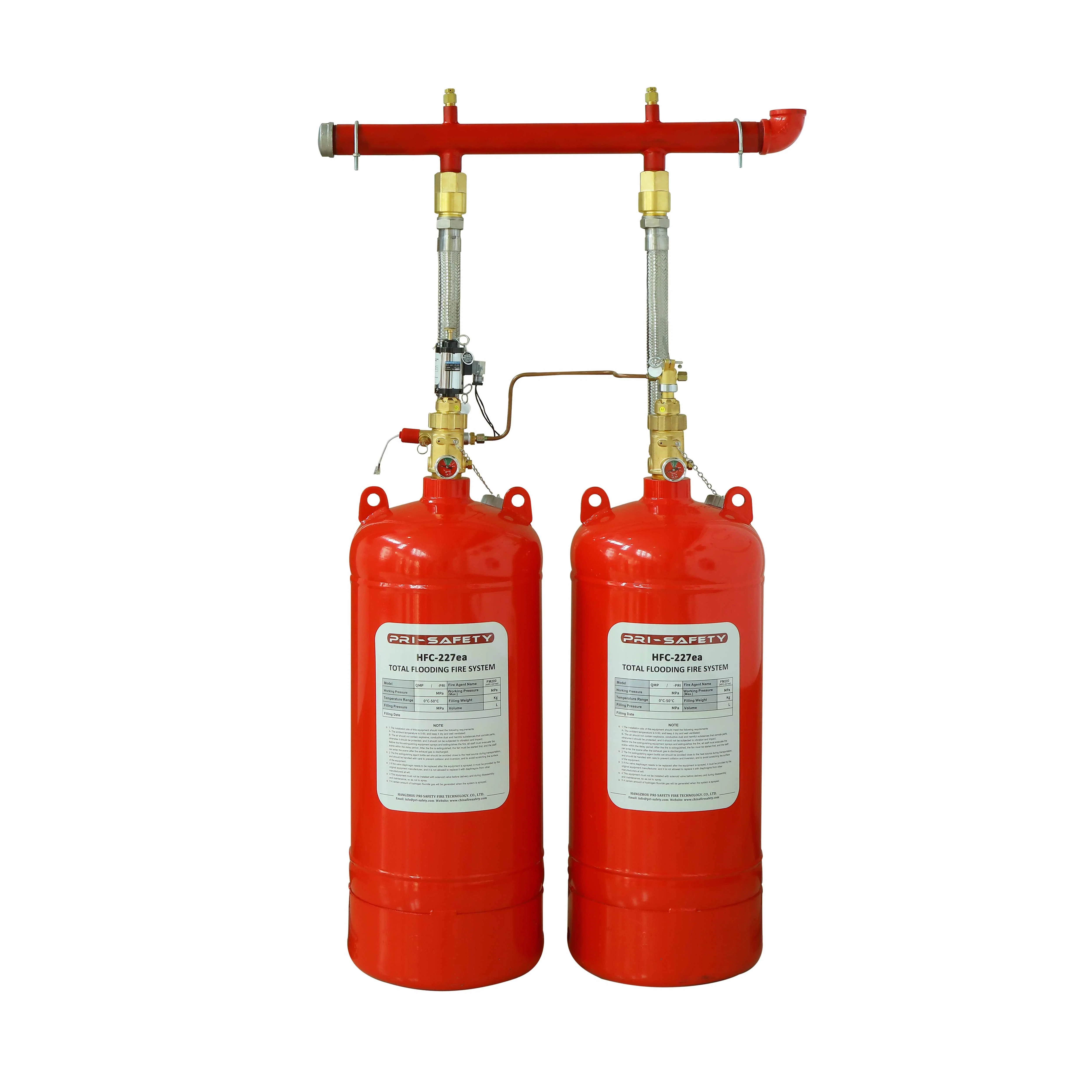 FM200 HFC 227ea el gas de extinción de incendios automático con sistema de alarma de incendio incendio Extinguishant Panel de control