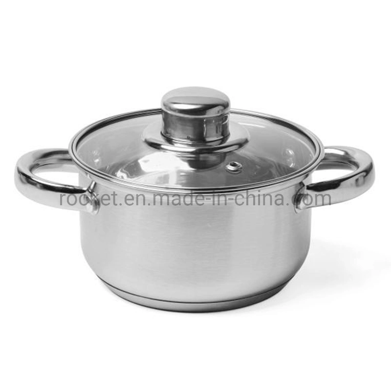 Wholesale/Supplier 12 PCS Non-Stick Cooking Pots Stainless Steel Kitchen Ware Cookware Sets