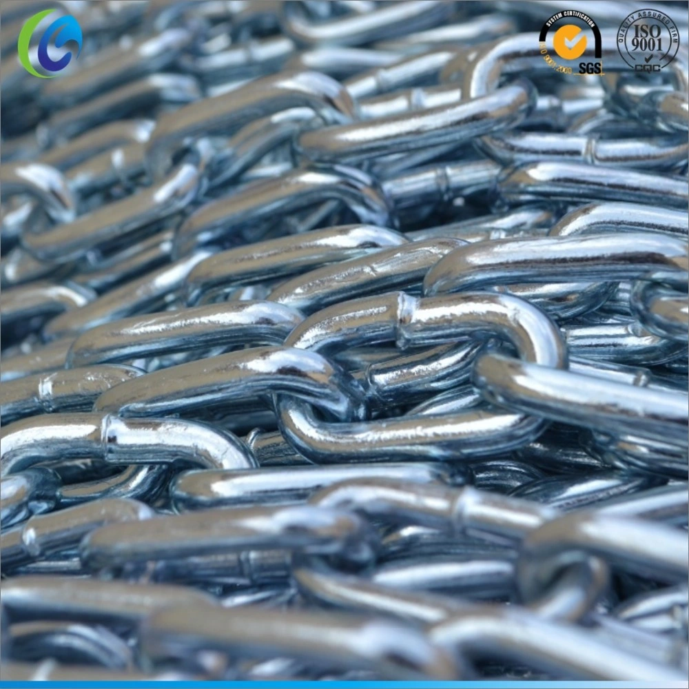 Electric Galvanized/Hot DIP Galvanized DIN5685c Steel Chain