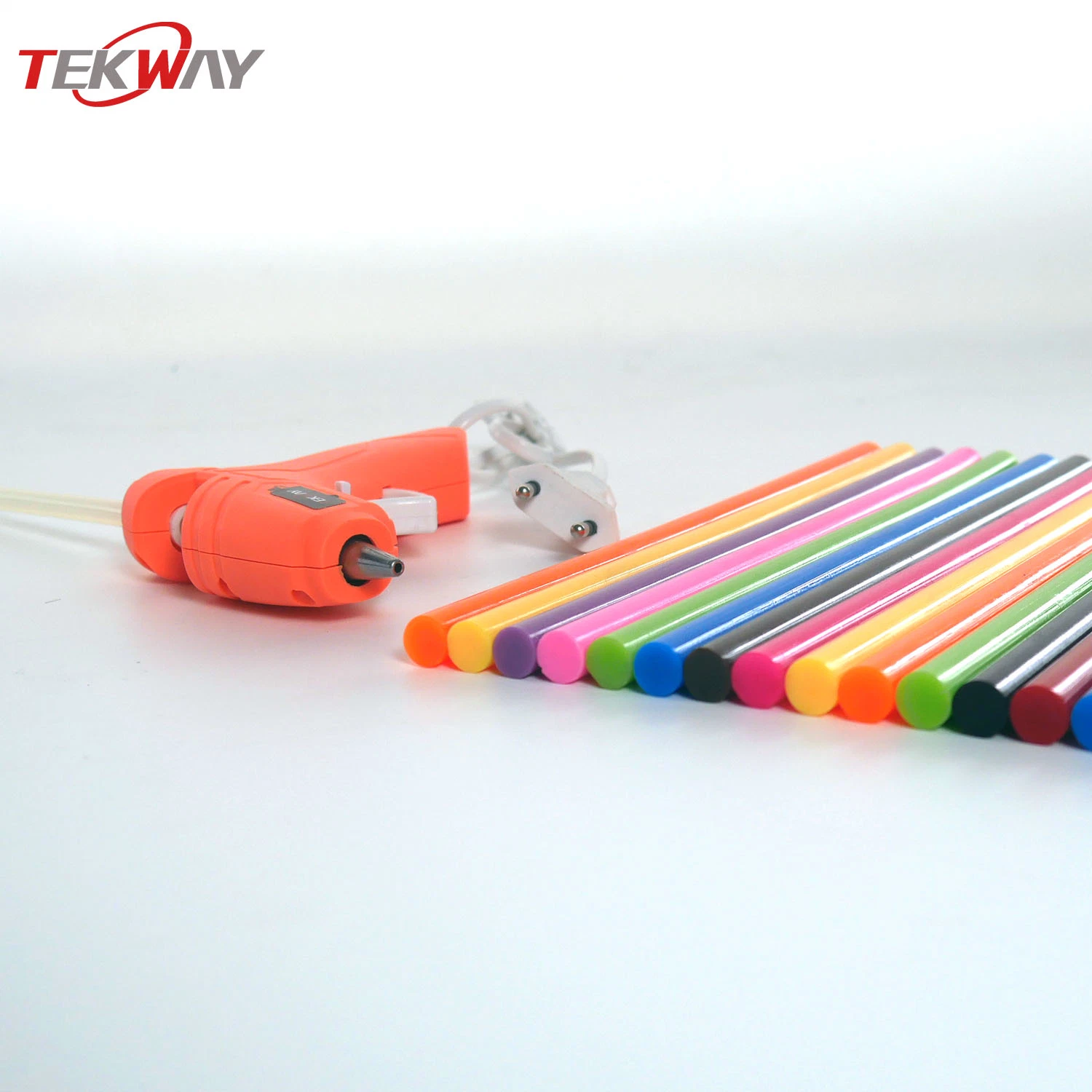 Color Hot Glue Sticks Tekway Translucent 7/10/12 mm Glue Sticks Glue Gun Using in School Custom Brand and Logo Silicone Stick