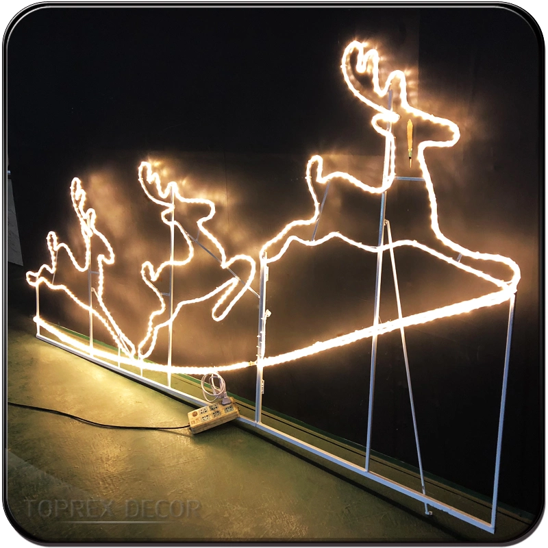 Personalized Christmas Ornaments Street Lighting 2D LED Motif Light