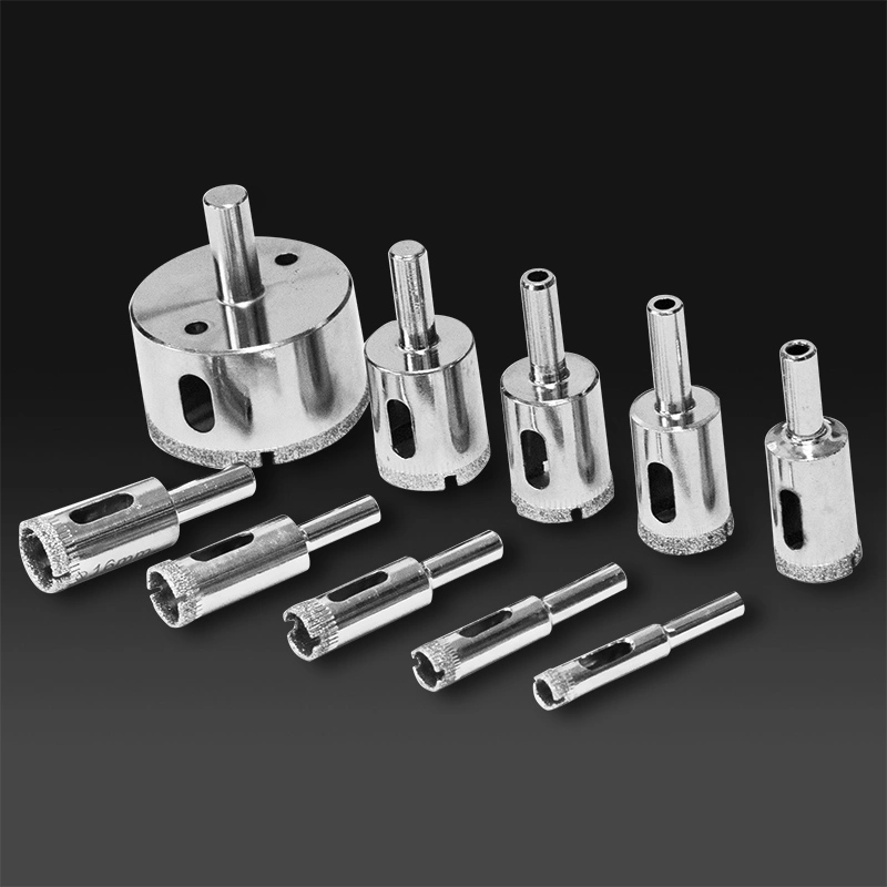 No. 5 Integrated Steel Hole Opener Set 10 PCS for Ceramic Glass Porcelain Marble 10PCS (8, 10, 12, 14, 16, 18, 20, 22, 25, 50)