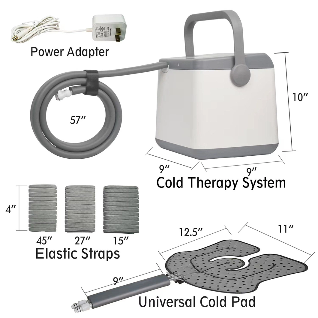 Physiotherapy Pneumatic Cryo Recovery Pad Ice Cold Fascia Compression Therapy System Machine