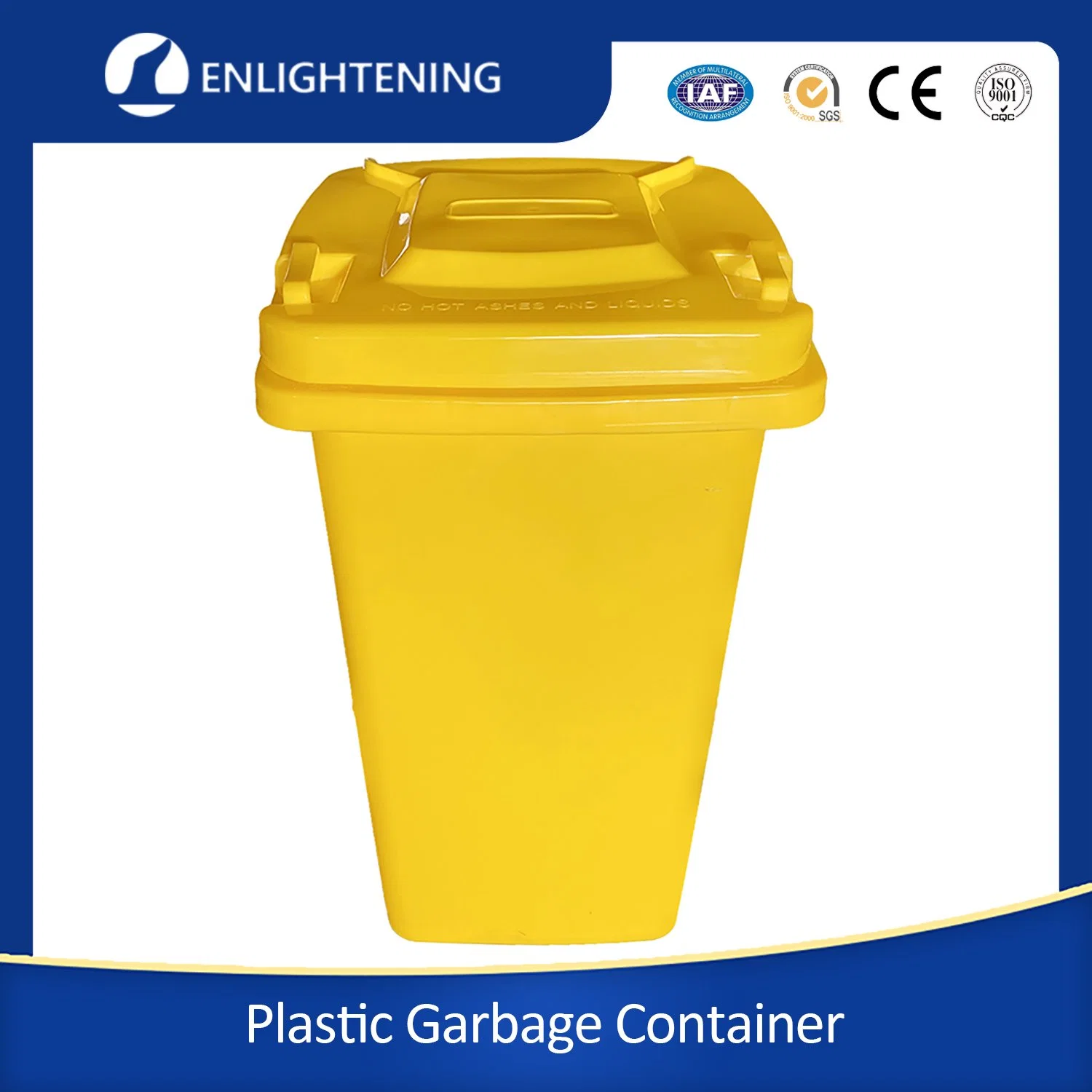 High quality/High cost performance  HDPE Outdoor 120L/240L/360L/660L/1100L Mobile Plastic Wheeled/Trash/Rubbish/Dustbin/Garbage/Waste Bin with Lids and Wheels