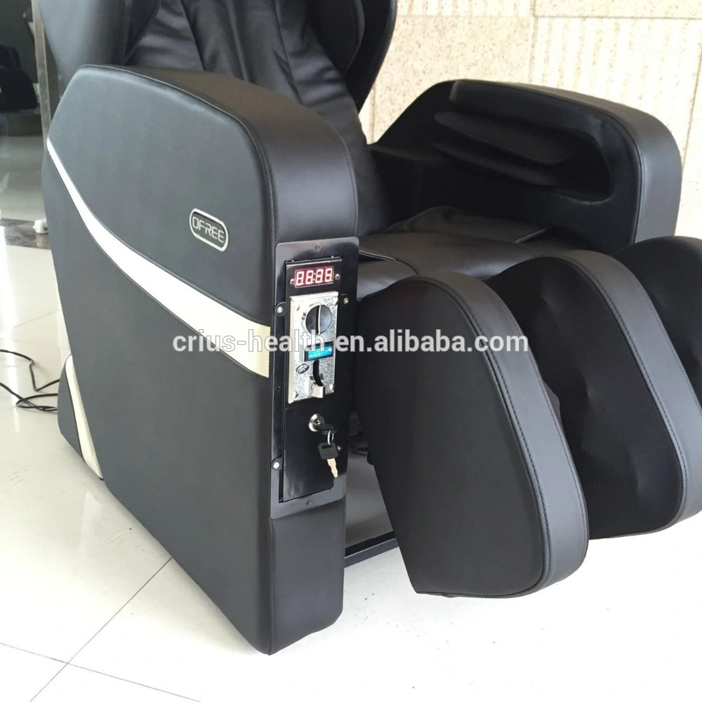 Public Remote Control Vending Paper Money Operated Massage Chair