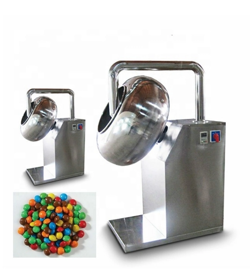Chocolate Panning Machine Stainless Steel Coating Pan Machine for Peanut Automatic Almond Sugar Coating Machine