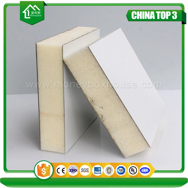 25mm 50mm Flat Aluminum Metal Pi PUR Puf Insulated Sandwich Panels Price