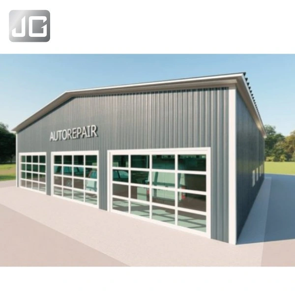 Jinggang Cheap Steel Prefab Industrial Steel Structure Building Warehouse Workshop Design com estrutura de secção H.