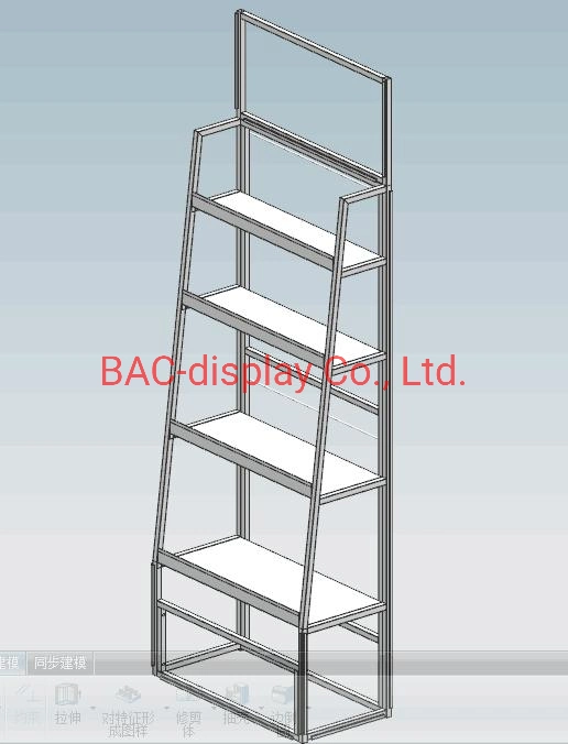 OEM Making Metal Advertising Display Rack for Promotion Children's Food Products