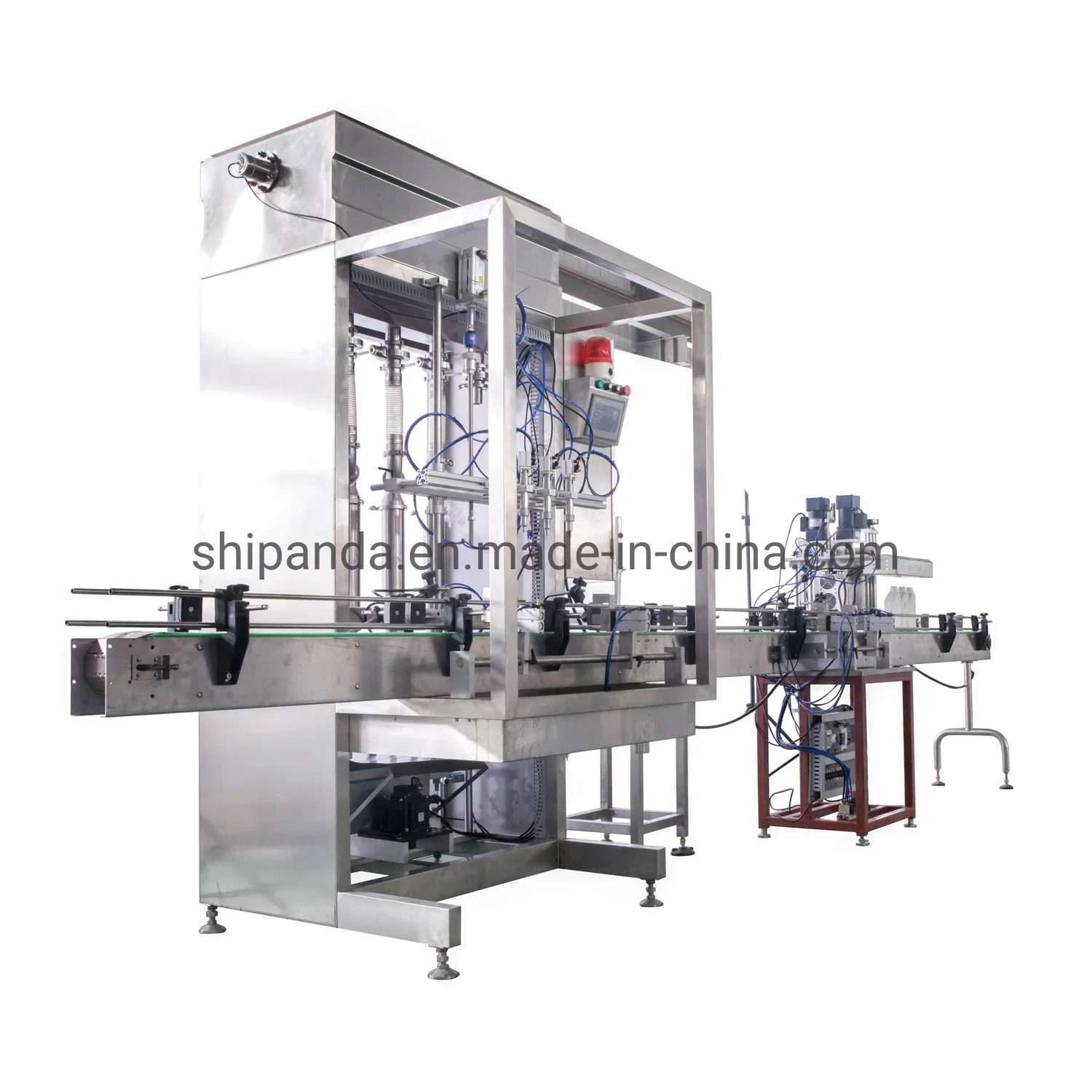 Automatic Gel Alcohol Hand Sanitizer Explosion Proof Filling Capping Labeling Machine