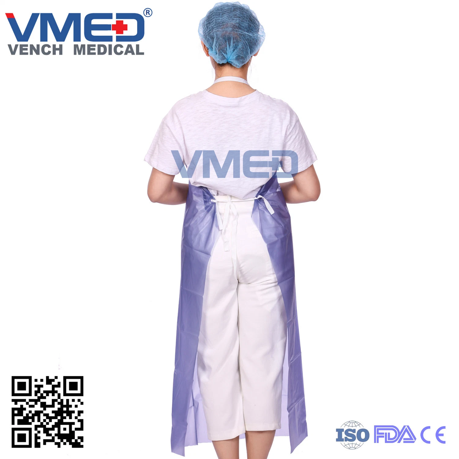 PVC Plastic Polyvinyl Chloride Apron Individual Disposable PPE Products