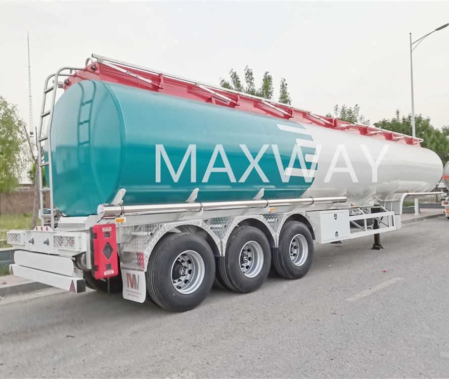 42000 45000 لتر Maxway Brand زيت ألومنيوم جديد لخزان الوقود مقطورة شبه ناقلة للبيع في جنوب أفريقيا