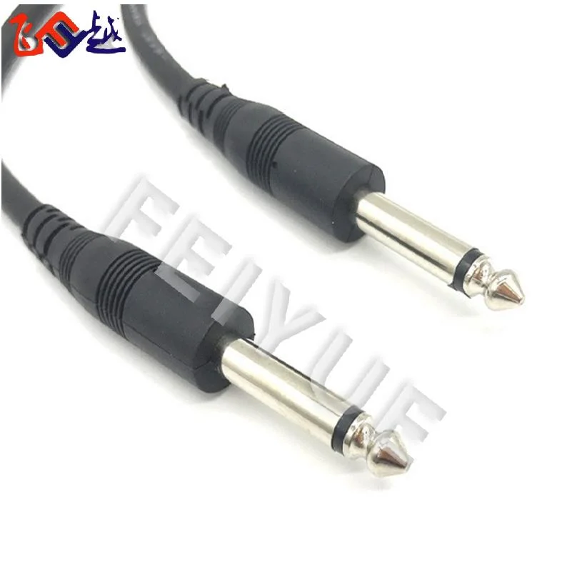 6.35mm Mono Jack 1/4&prime; &prime; Ts Cable Guitar Cable/Instrument Cable Male to Male