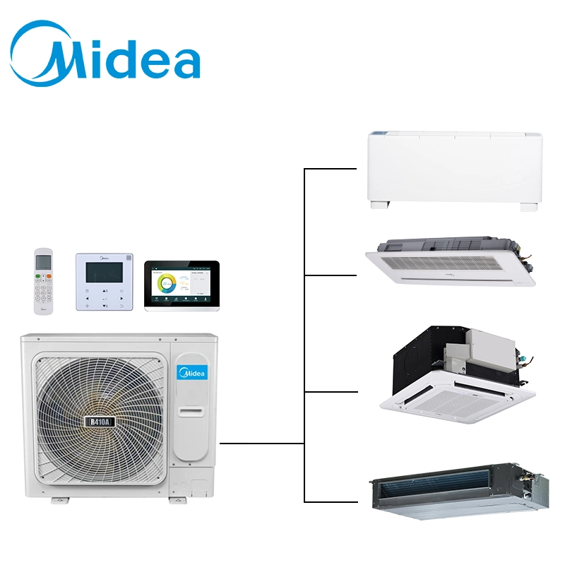 Sistema de HVAC da marca Midea compactos da série V6 Cassete de quatro vias da Unidade interior parte do ar condicionado