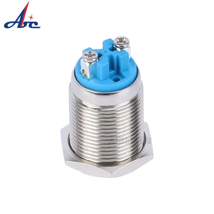 Waterproof Switch 16mm Latching Button Screw Terminal Push Switch Electrical Push Button Switch