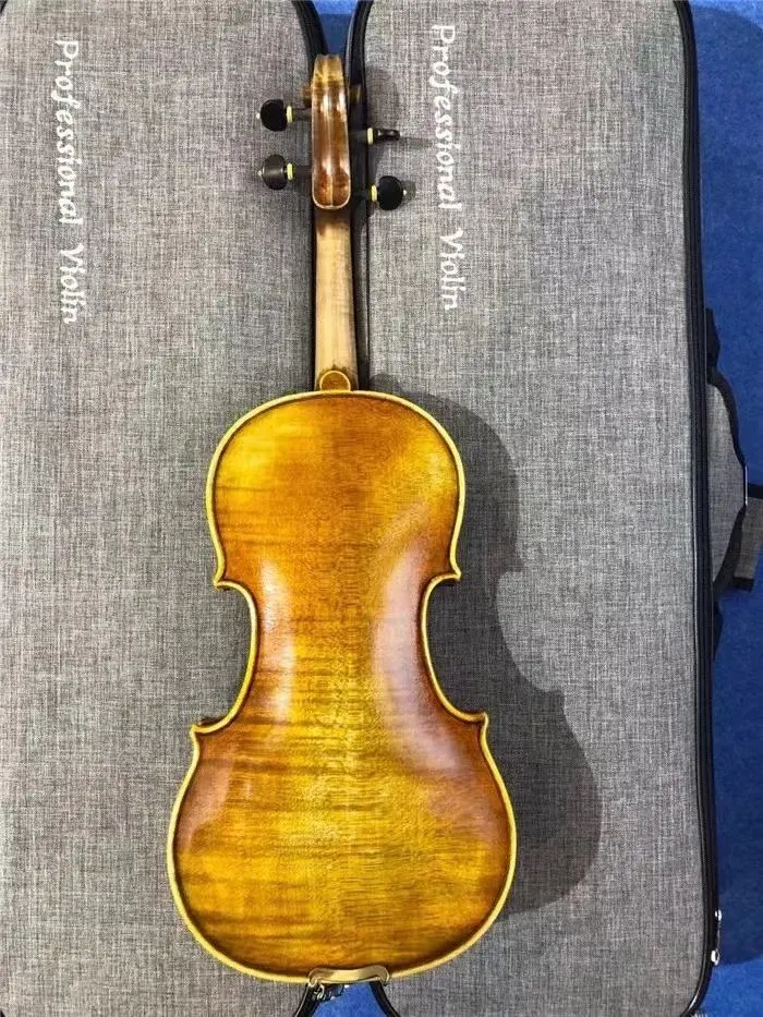 Professional Factory Spruce Flame Antique 4/4 Student Violin