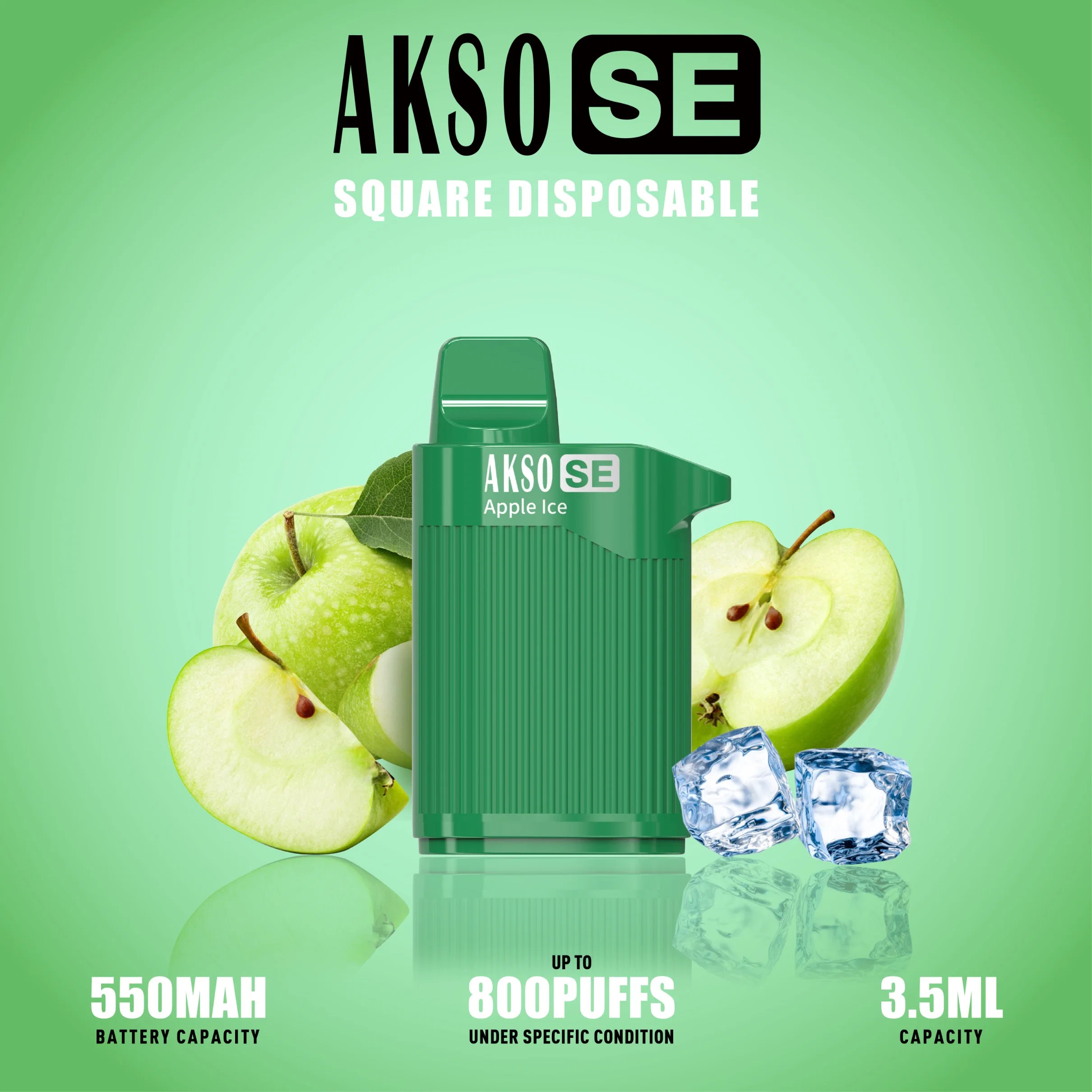 Hcigar Akso 2021 Shenzhen Wholesale/Supplier I Vape 500/800/1500/2000/2500/3500 Puff Custom Flavors Rechargeable Disposable/Chargeable Airflow Adjustable vape