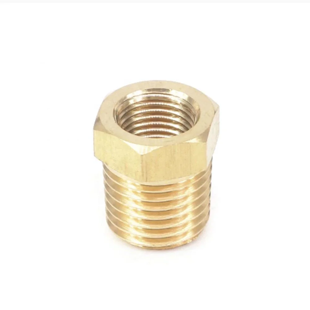 1/4 NPT-Stecker X 1/8 NPT-Buchse, Reduzierbuchse, Messing Anschlussadapter für Rohrverschraubung für Luft- und gasbetriebene Kraftstoffwässer