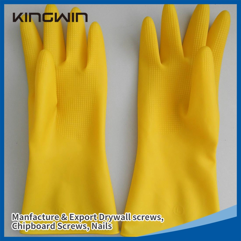 Industrial Glove Safety Working Rubber/PVC Glove with SGS Approved