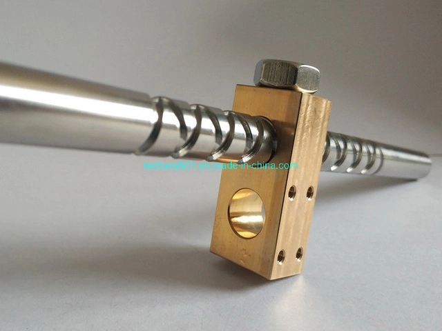 Climbing Robot Self-Locking Lead Screw, Passive Suction Cups, Machined Trapezoidal Lead Screw