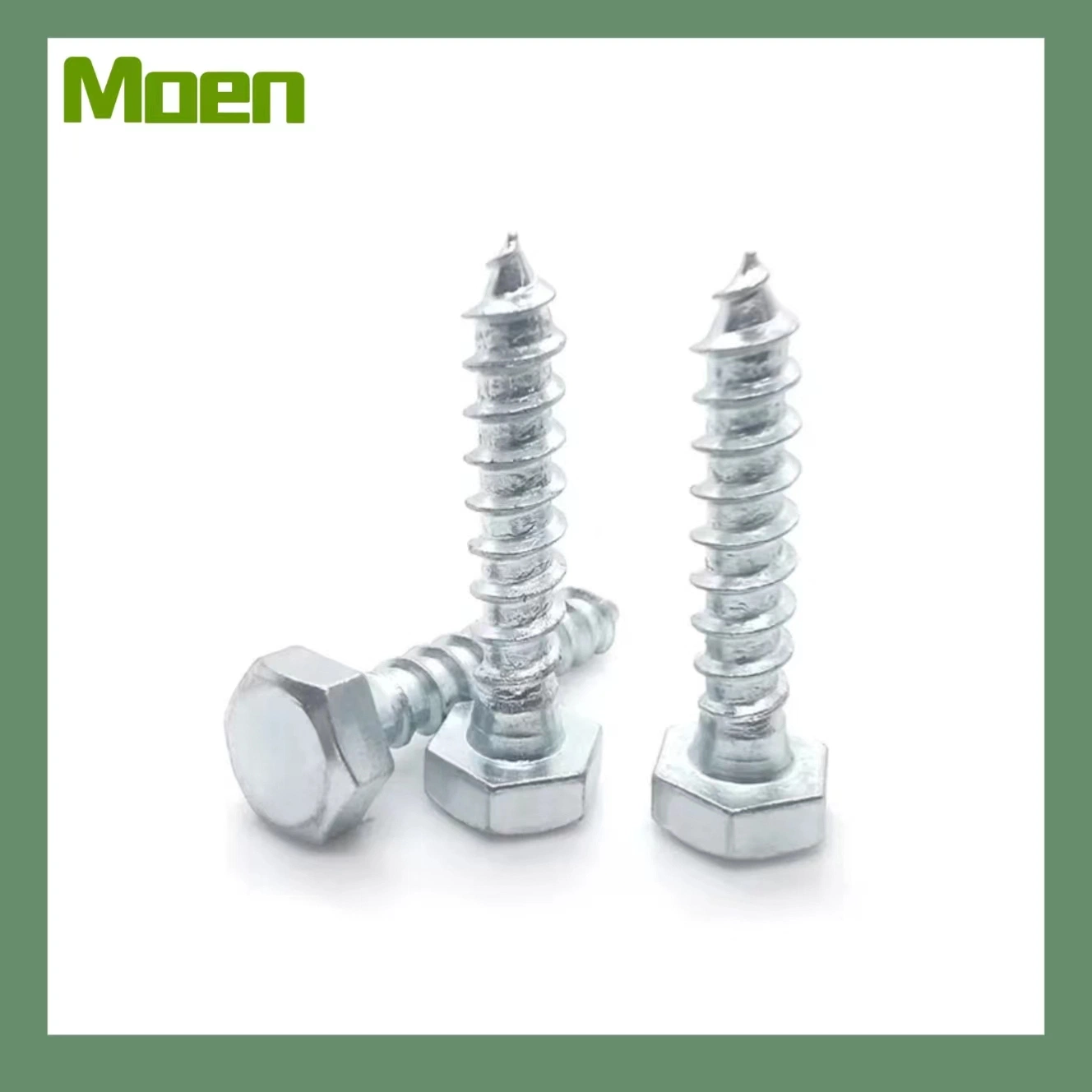 Fasteners Supplier Galvanized Hex Head Wood Screw Lag Bolt Coach Screw