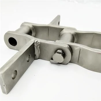 Wh Series Plate Material Offset Sidebar Chain for Horizontal Scraper Conveyor