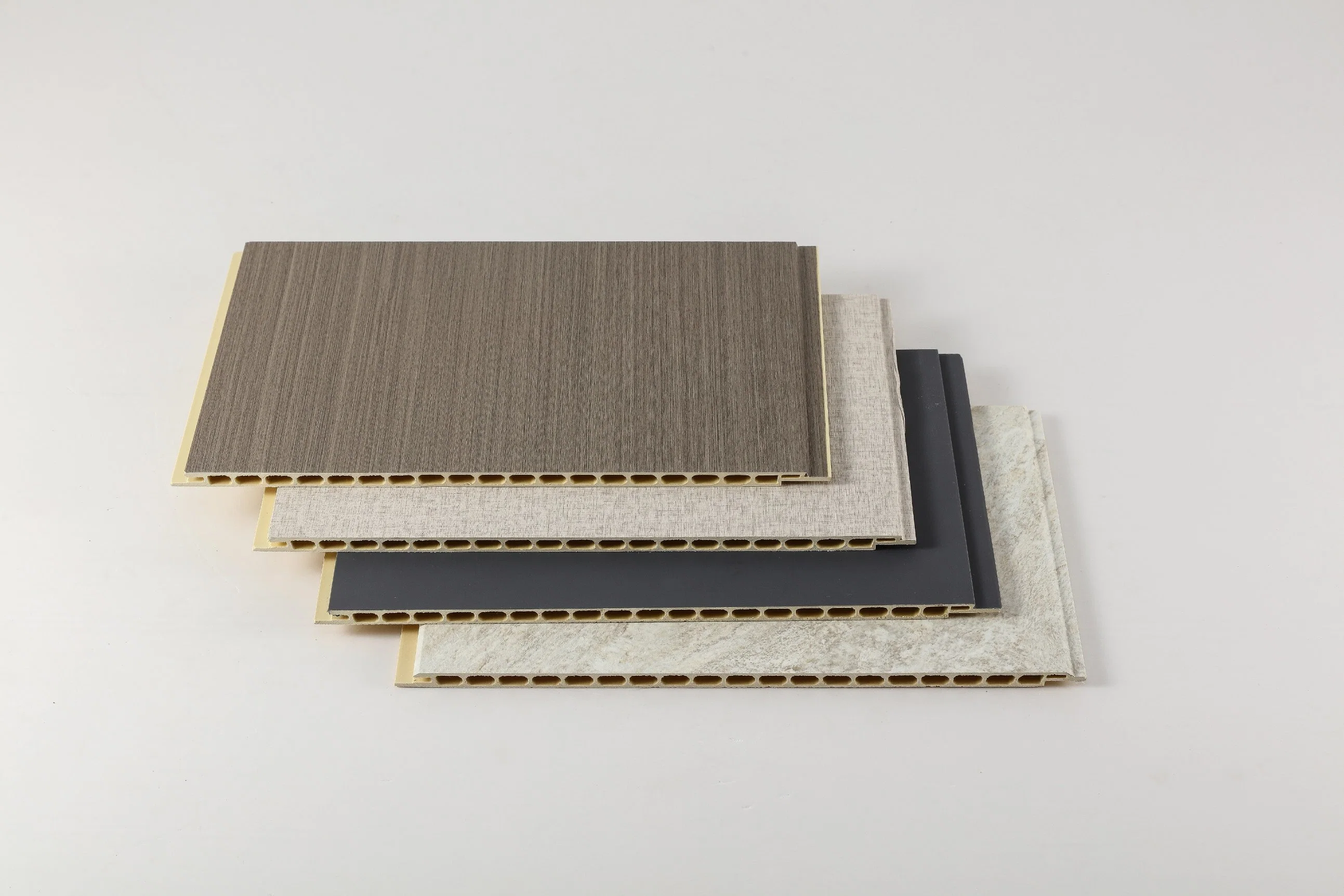 Paneles de pared interiores de fibra de bambú de PVC sólido para el hogar