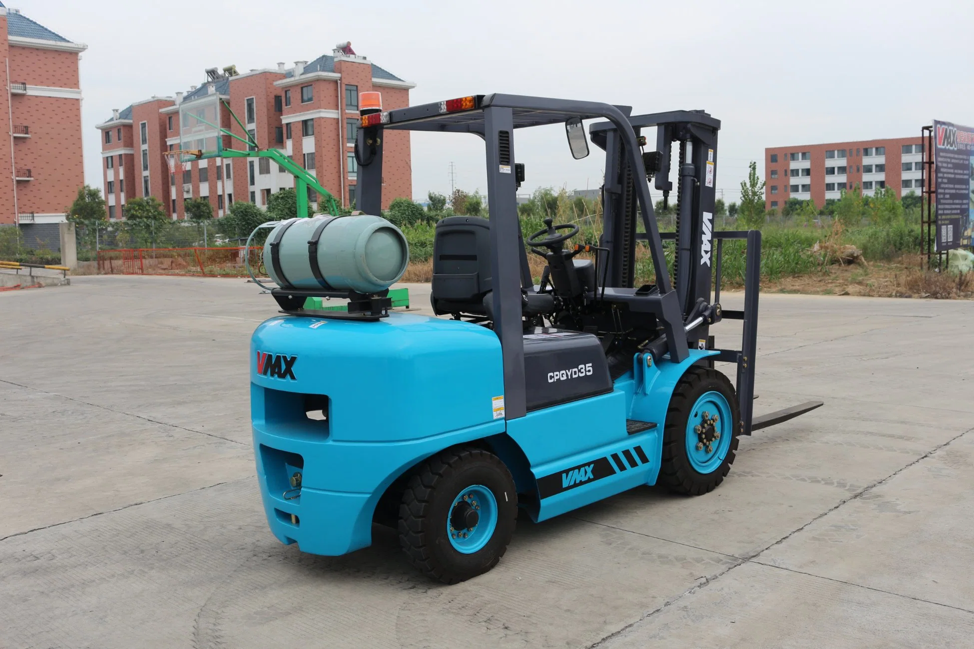 Nuevo accesorio de fábrica máquina de elevación opcional 3,0 Ton 3,5 Ton 4 gasolina LPG Forklift