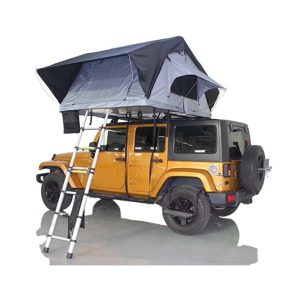 Tente de toit souple imperméable pour camping en voiture 4X4 en plein air.