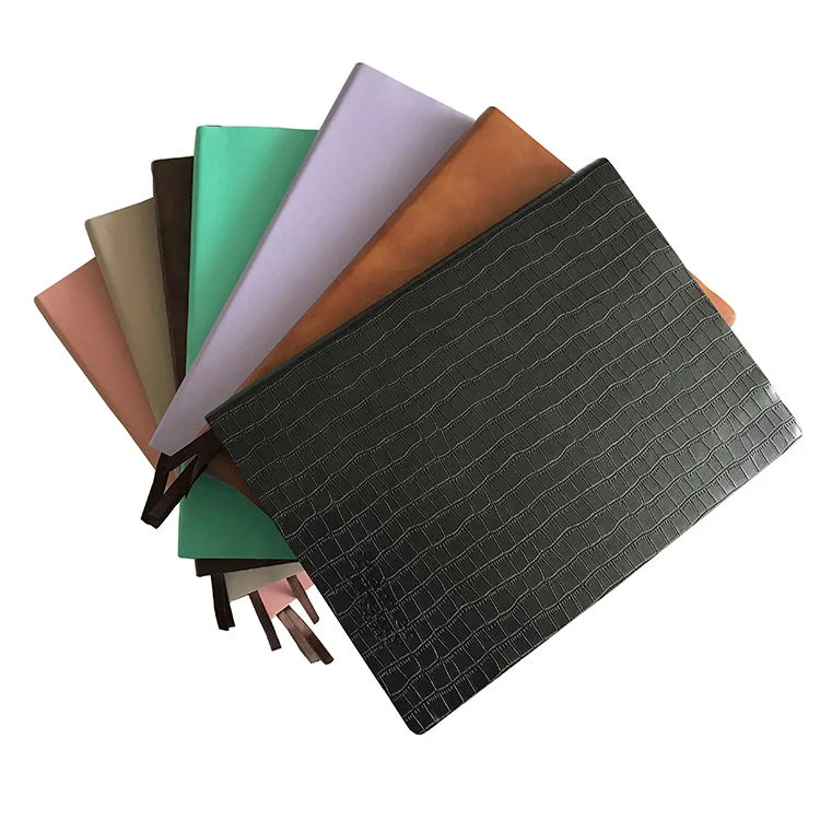 PU souple en cuir pour ordinateur portable A5 à couverture rigide le bloc-notes personnalisés logo gravé