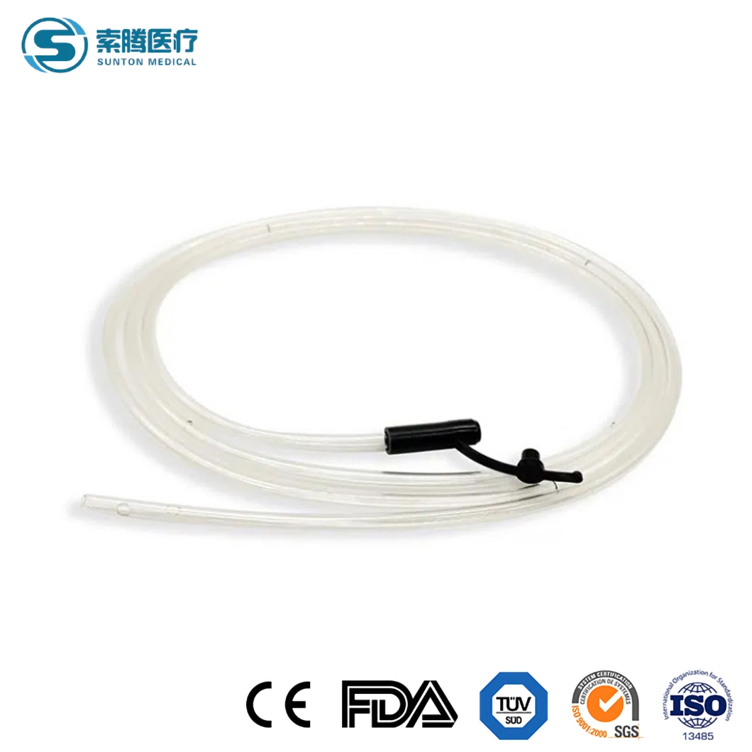 Sunton Purple Colour Code Medical Feeding Tubes OEM Customized Silicone Gastrostomy Feeding Tube Supplier Quality China Childhood Extension Feeding Tube