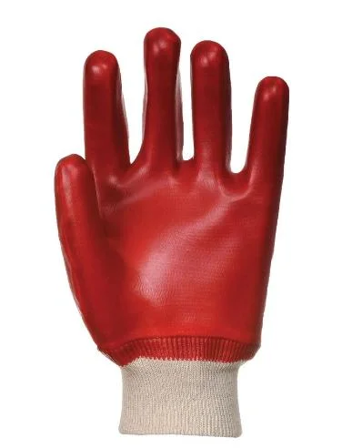 Safetree CE En 388 Certified PVC Single Dipped Glove Work Industrial Safety Gloves Protective Work Gloves