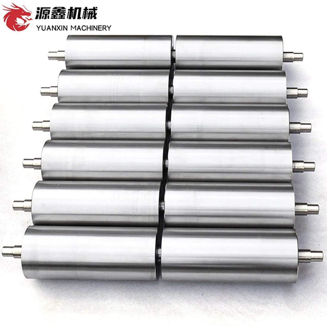 89mm 4 Inch Dia Metal Carrying Idler 20mm Shaft Q235 Iron Pipe Conveyor Roller