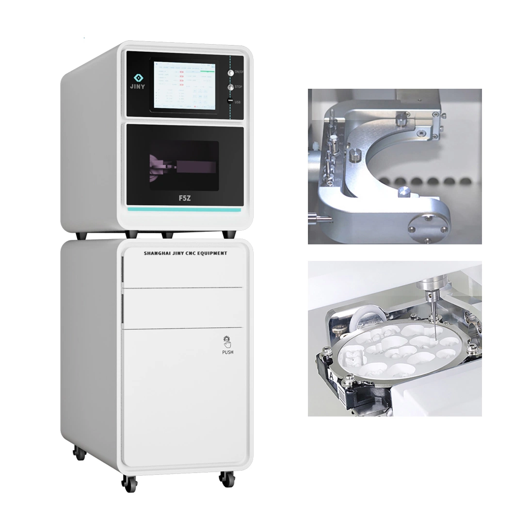 Équipement de laboratoire dentaire CAD CAM zircone 5 de l'axe de machine à fraiser sec dentaire