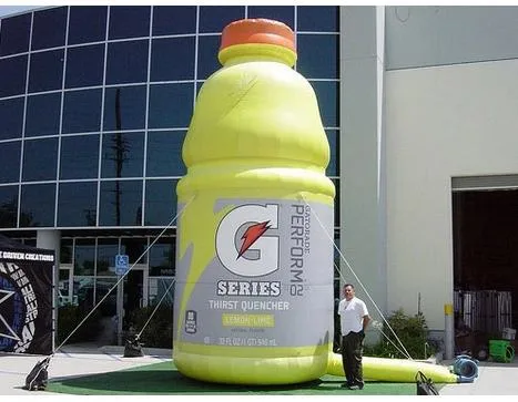 2023 Novo infláveis promocionais Gigante Pepsi Soda réplica do vaso