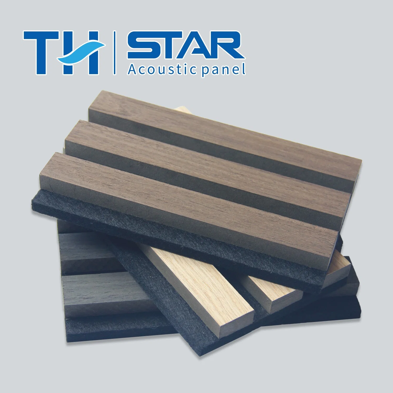 Acoustic Panels Sound Proof Chinese Factory Manufacturer Wooden Slats Poplar MDF Board Material Wall Acoustic